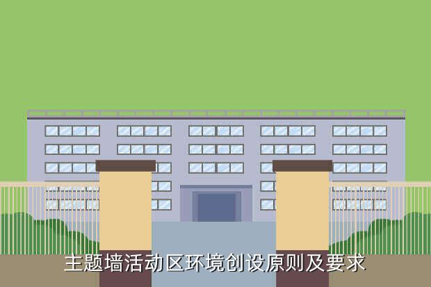 主題墻活動區(qū)環(huán)境創(chuàng)設原則及要求