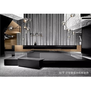 公司前臺背景墻設(shè)計效果圖大全 合肥辦公室裝修，七個充滿設(shè)計創(chuàng)意的前臺設(shè)計案例，門